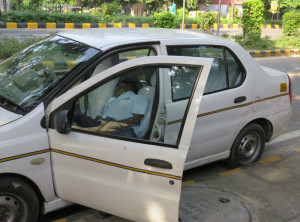 Powernap unseres Fahrers Powernap unseres Fahrers