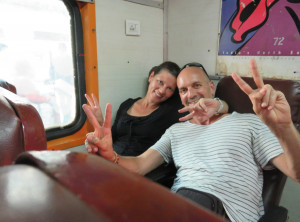 Im Zug nach Haridwar