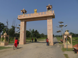 Fußmarsch über die Grenze