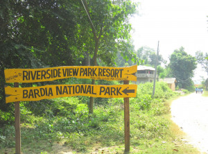 Eingang zu unserem Resort