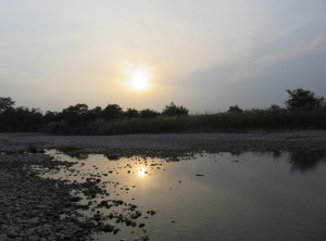 Sonnenuntergang auf dem Dschungelwalk