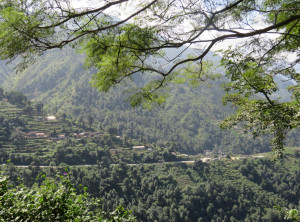 Im Bus Richtung Kathmandu