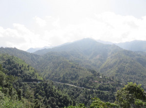 Im Bus Richtung Kathmandu